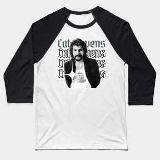 Cat stevens x 70s retro style Baseball T-Shirt